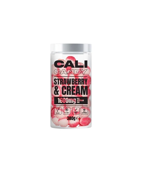 CALI CANDY 1600mg Full Spectrum CBD Vegan Sweets (Large) - 10 Flavours