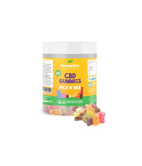 Hempthy 1200mg CBD Pick n Mix - 40 pieces