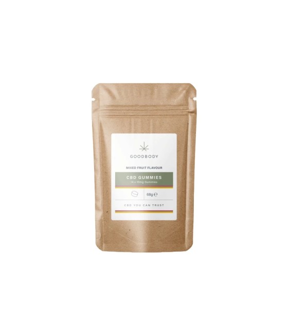 140mg Goodbody Botanicals CBD Gummies (14x10mg)