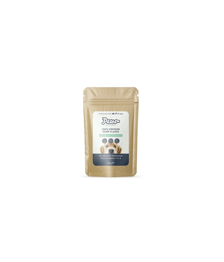 Paws 100% Pressed Hemp Flakes - 500g