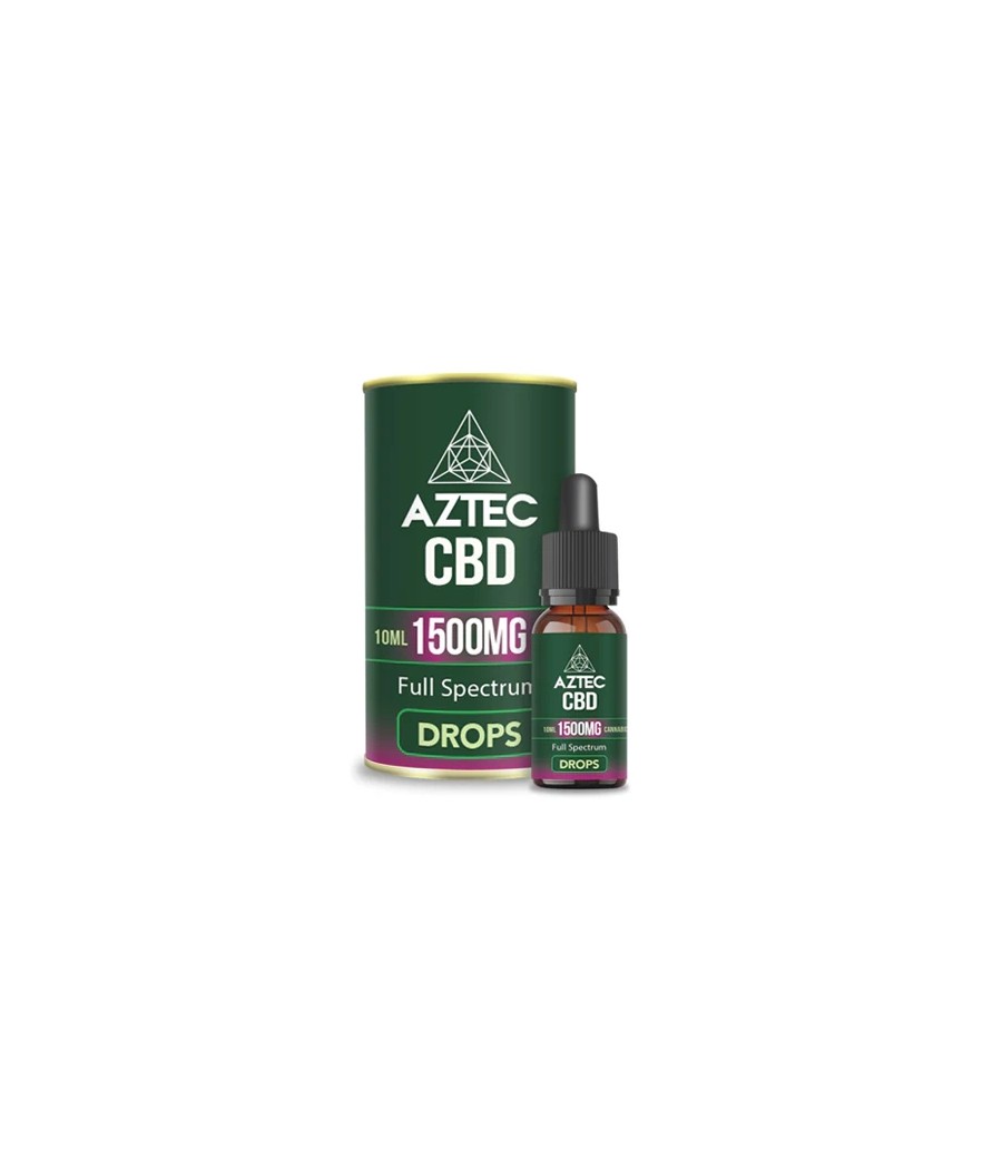 Aztec CBD Full Spectrum Hemp Oil 1500mg CBD 10ml
