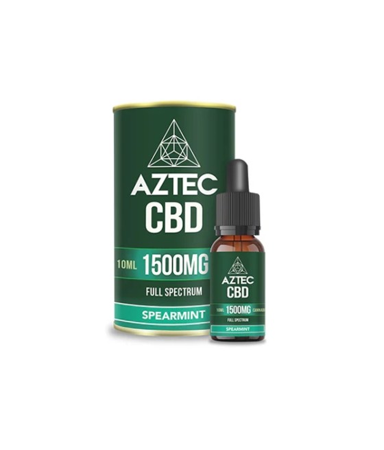 Aztec CBD Full Spectrum Hemp Oil 1500mg CBD 10ml