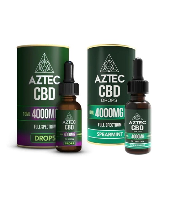 Aztec CBD Full Spectrum Hemp Oil 4000mg CBD 10ml