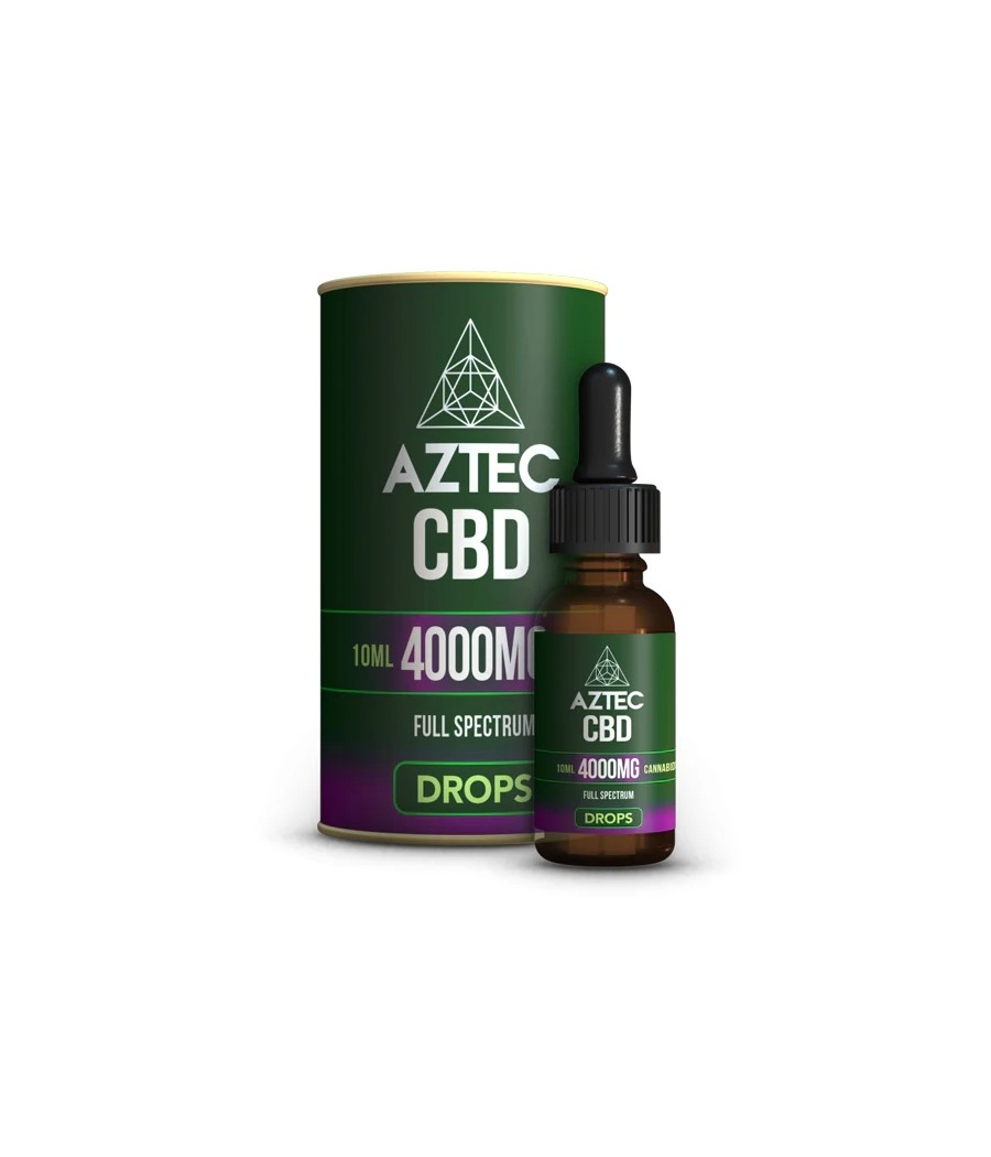 Aztec CBD Full Spectrum Hemp Oil 4000mg CBD 10ml