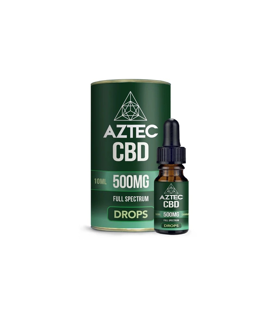 Aztec CBD Full Spectrum Hemp Oil 500mg CBD 10ml