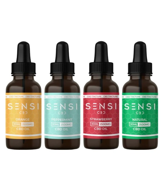Sensi CBD 2500mg CBD Broad-Spectrum Tincture Oil 30ml (BUY 1 GET 1 FREE)
