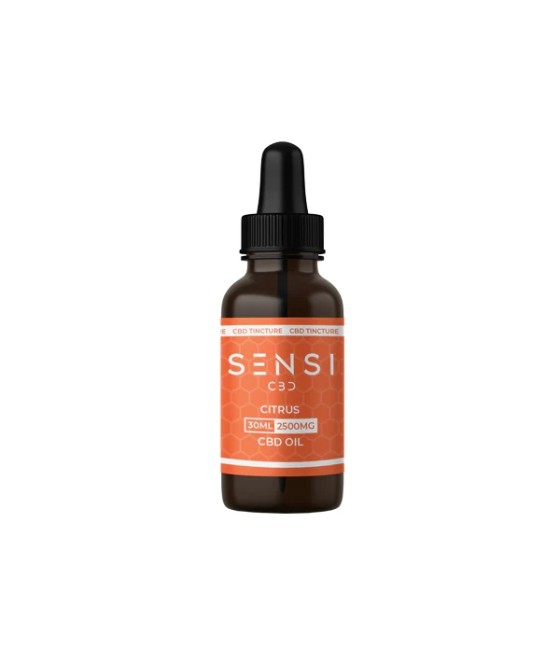 Sensi CBD 2500mg CBD Broad-Spectrum Tincture Oil 30ml (BUY 1 GET 1 FREE)