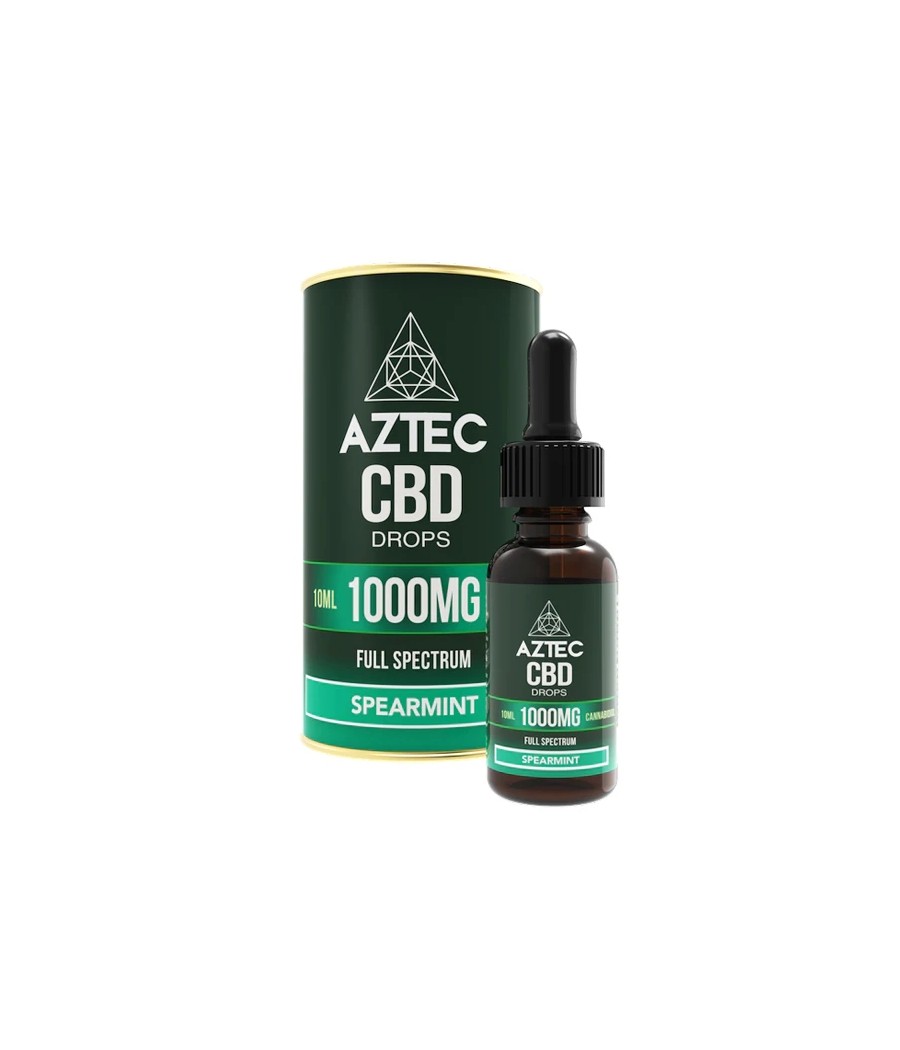 Aztec CBD Full Spectrum Hemp Oil 1000mg CBD 10ml