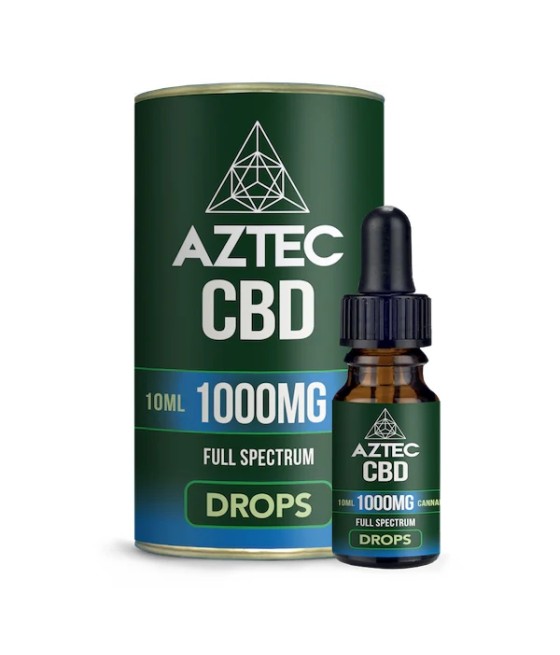 Aztec CBD Full Spectrum Hemp Oil 1000mg CBD 10ml