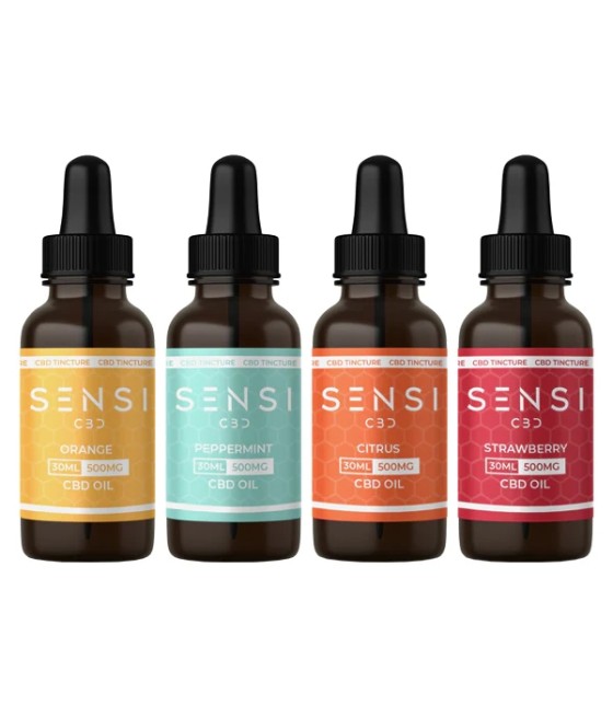 Sensi CBD 500mg CBD Broad-Spectrum Tincture Oil 30ml (BUY 1 GET 1 FREE)