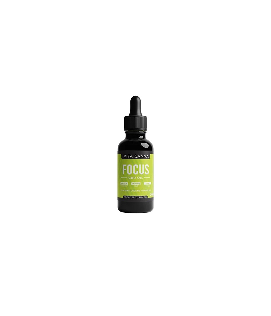 Vita Canna 1400mg Broad Spectrum Functional CBD C8 MCT Oil - 30ml