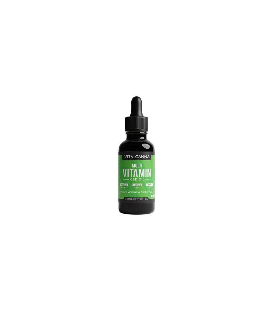 Vita Canna 1400mg Broad Spectrum Functional CBD C8 MCT Oil - 30ml