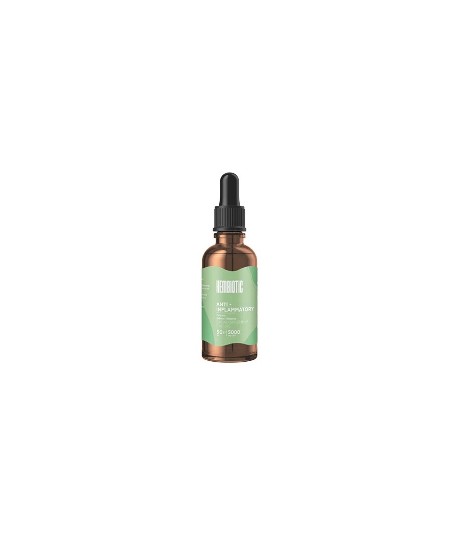 Hembiotic 5000mg Broad-Spectrum Bulk Functional CBD Oil - 50ml