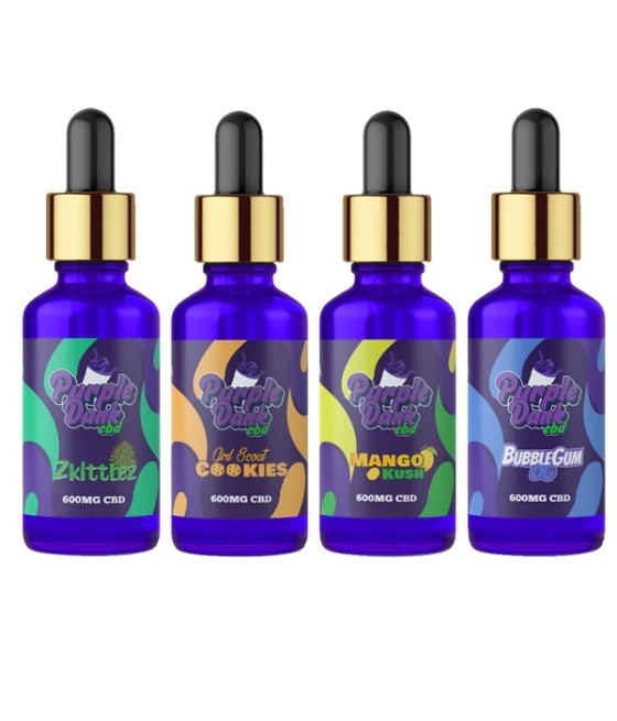 Purple Dank CBD 600mg Terpene Flavoured Full-Spectrum CBD Oil 30ml (BUY 1 GET 1 FREE)