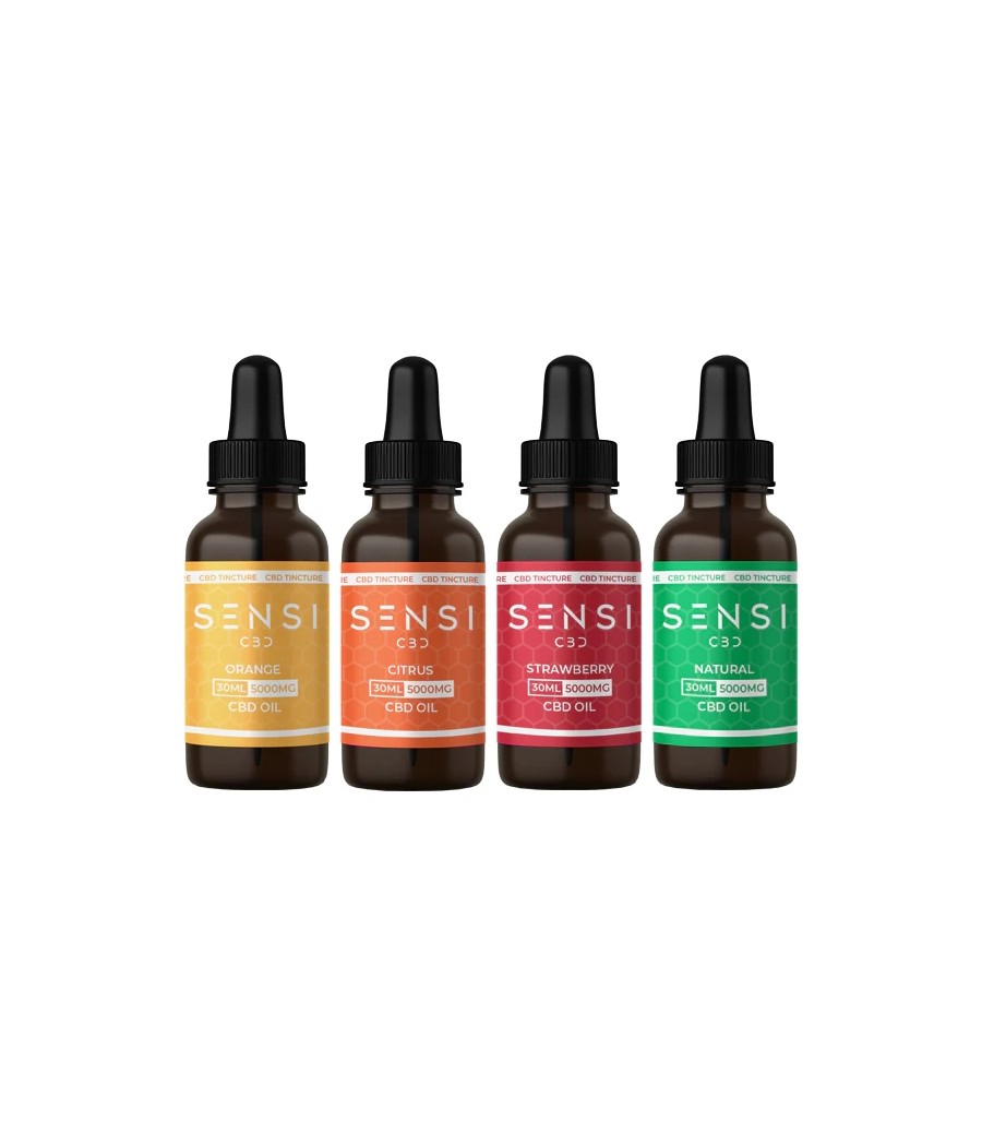 Sensi CBD 5000mg CBD Broad-Spectrum Tincture Oil 30ml (BUY 1 GET 1 FREE)