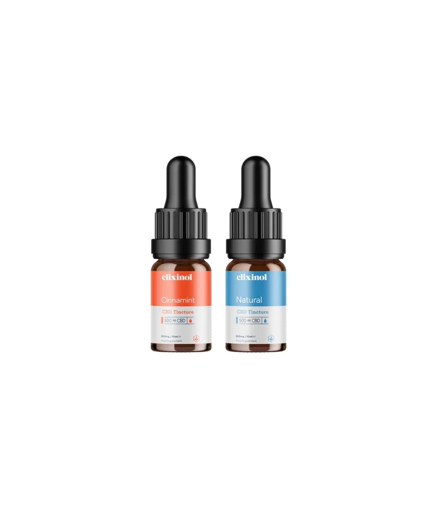 Elixinol 500mg CBD Oil Tinctures - 10ml