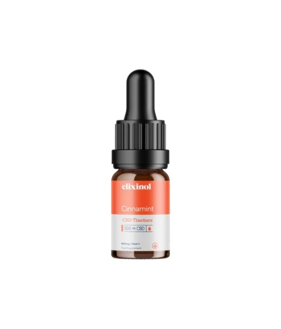 Elixinol 500mg CBD Oil Tinctures - 10ml
