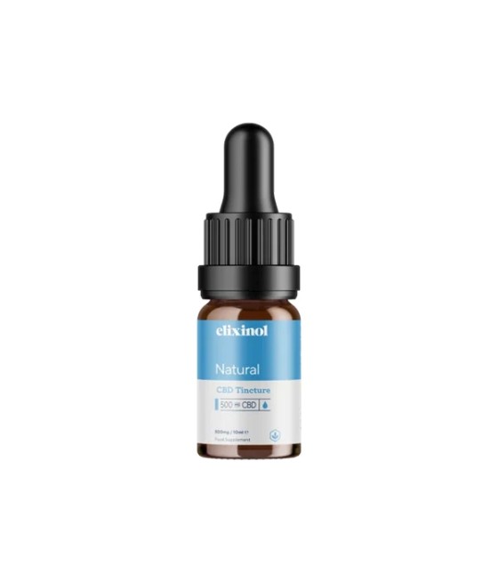 Elixinol 500mg CBD Oil Tinctures - 10ml