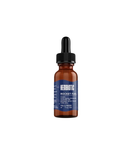 Hembiotic 1500mg Broad-Spectrum Functional CBD Oil - 15ml