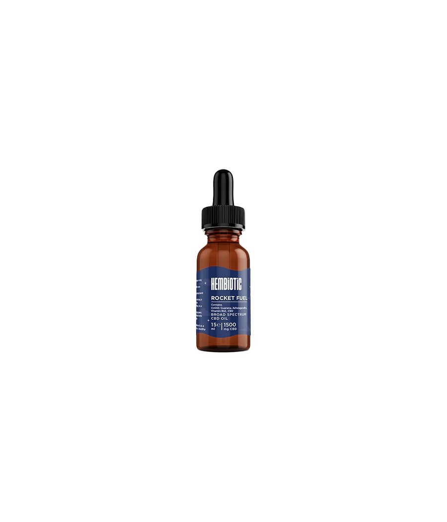 Hembiotic 1500mg Broad-Spectrum Functional CBD Oil - 15ml