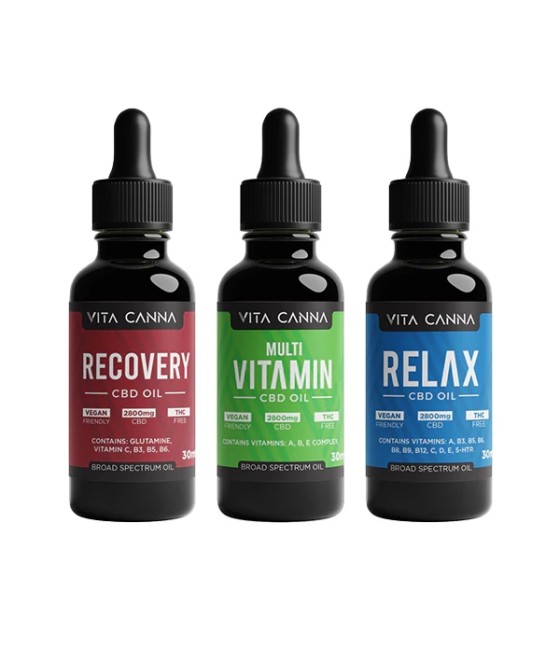 Vita Canna 2800mg Broad Spectrum Functional CBD C8 MCT Oil - 30ml