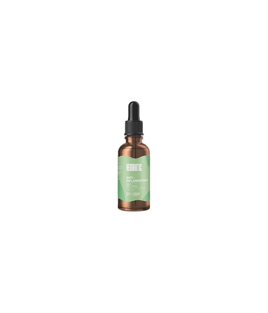 Hembiotic 2500mg Broad-Spectrum Bulk Functional CBD Oil - 50ml