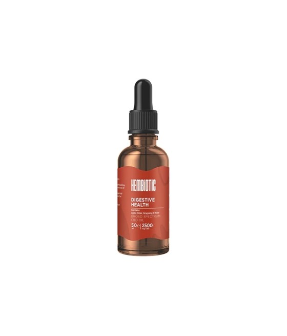 Hembiotic 2500mg Broad-Spectrum Bulk Functional CBD Oil - 50ml