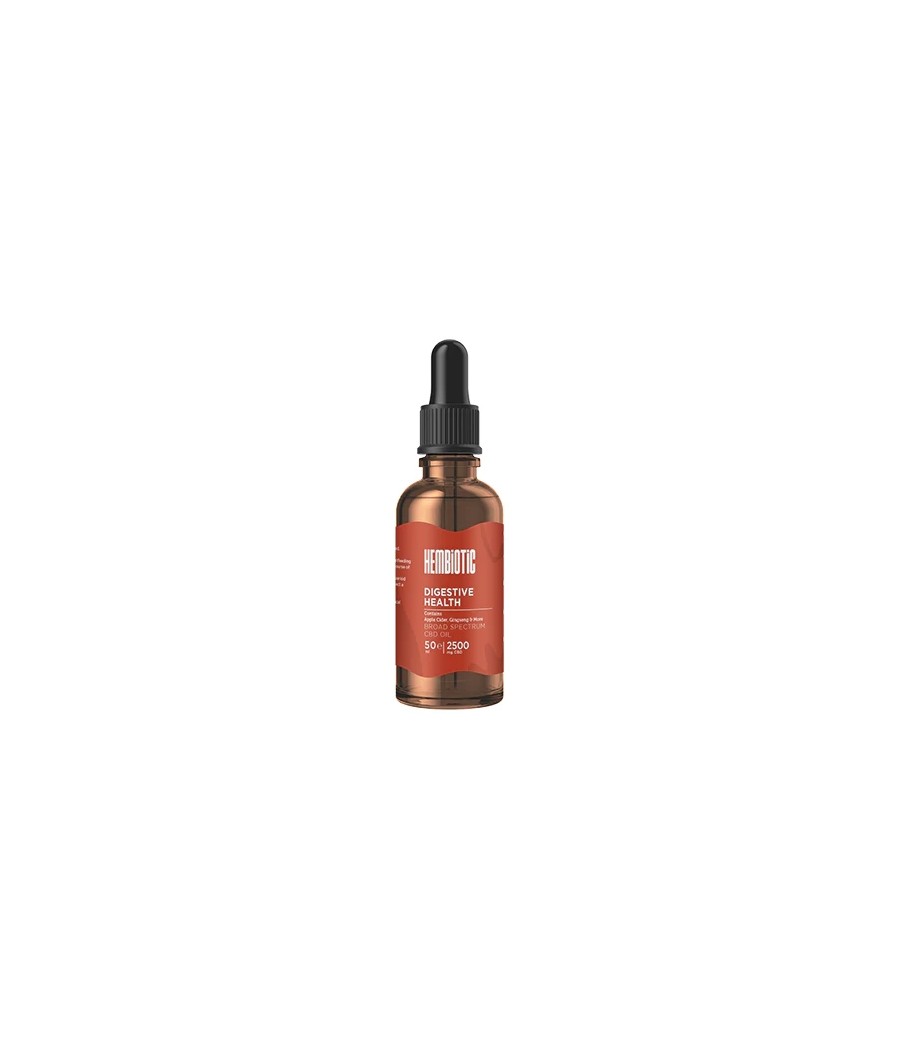 Hembiotic 2500mg Broad-Spectrum Bulk Functional CBD Oil - 50ml