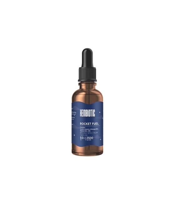 Hembiotic 2500mg Broad-Spectrum Bulk Functional CBD Oil - 50ml