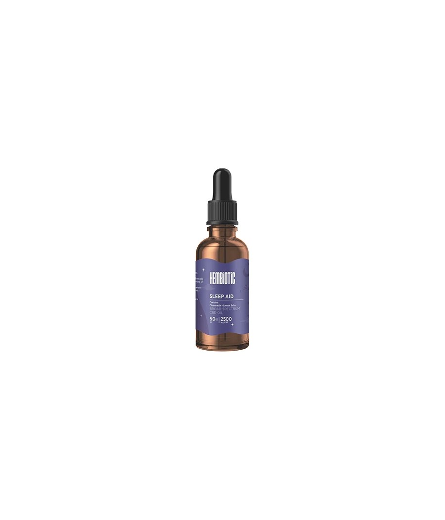 Hembiotic 2500mg Broad-Spectrum Bulk Functional CBD Oil - 50ml