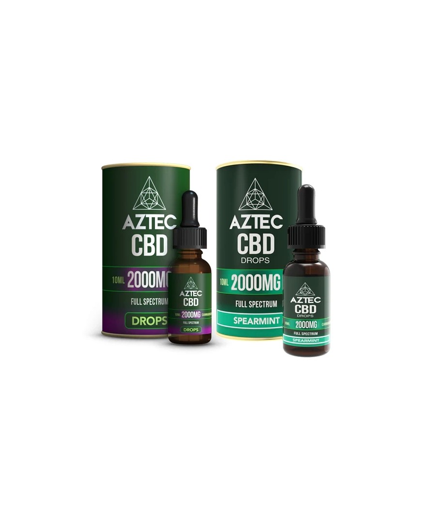 Aztec CBD Full Spectrum Hemp Oil 2000mg CBD 10ml