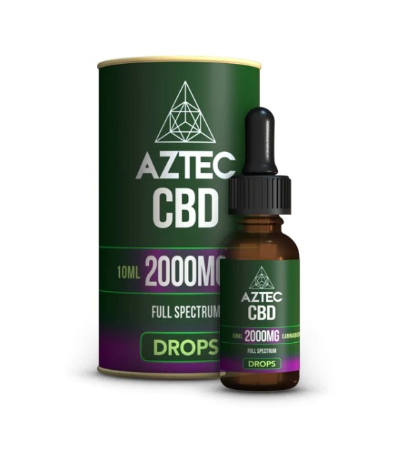 Aztec CBD Full Spectrum Hemp Oil 2000mg CBD 10ml
