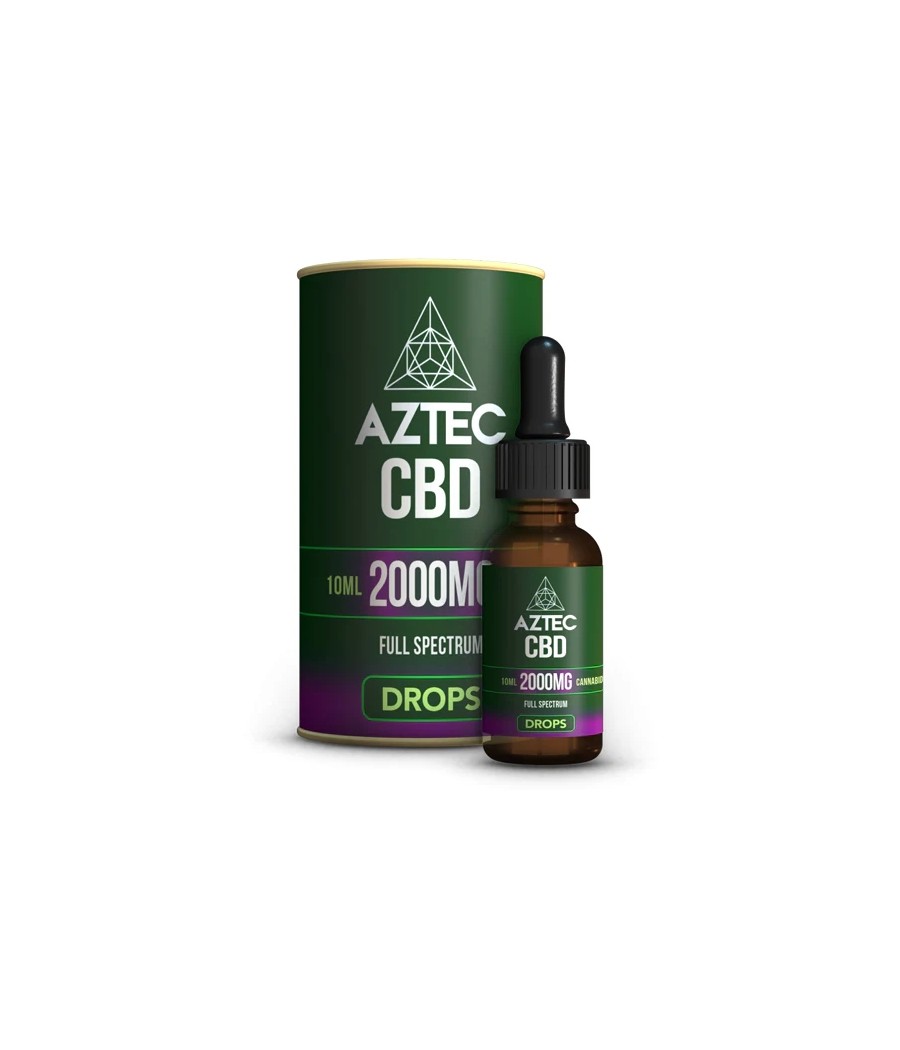 Aztec CBD Full Spectrum Hemp Oil 2000mg CBD 10ml
