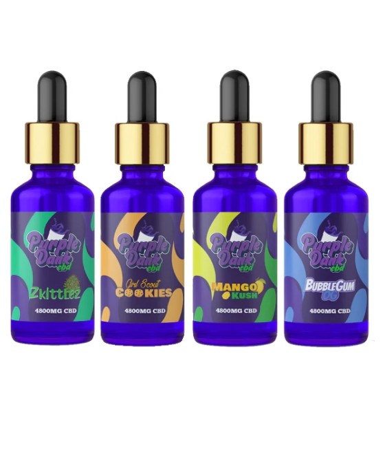 Purple Dank CBD 4800mg Terpene Flavoured Full-Spectrum CBD Oil 30ml (BUY 1 GET 1 FREE)