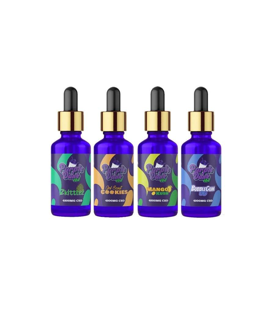 Purple Dank CBD 4800mg Terpene Flavoured Full-Spectrum CBD Oil 30ml (BUY 1 GET 1 FREE)