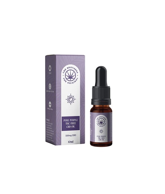 CBD Brothers Pure Purple 320mg CBD Oil - 10ml