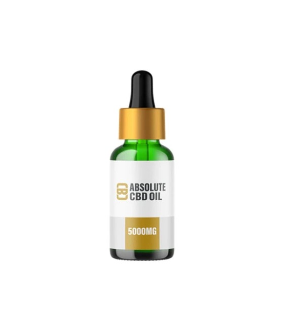 CBD Asylum 5000mg Absolute CBD Oil 20ml (BUY 1 GET 2 FREE)