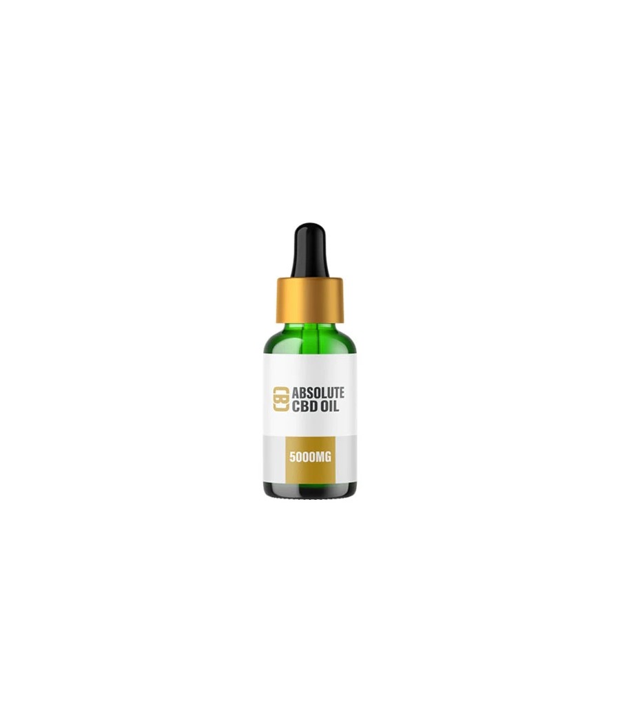 CBD Asylum 5000mg Absolute CBD Oil 20ml (BUY 1 GET 2 FREE)