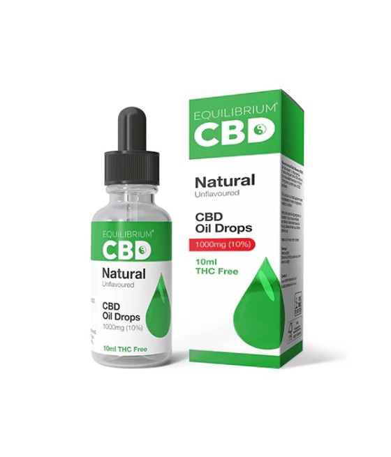 1000mg Equilibrium CBD Oil 10ml - Natural Flavour