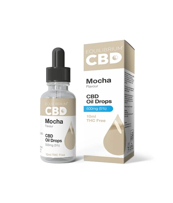 500mg Equilibrium CBD Oil 10ml - Mocha Flavour