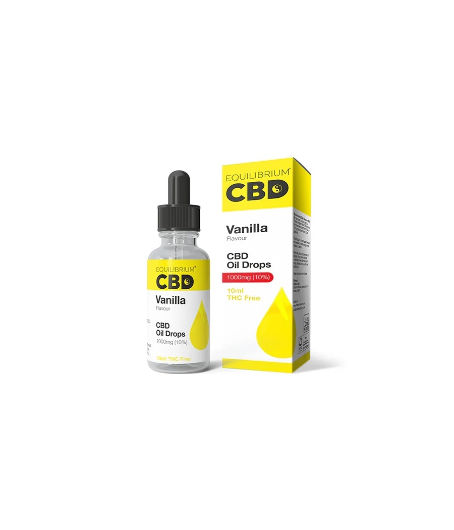1000mg Equilibrium CBD Oil 10ml - Vanilla Flavour