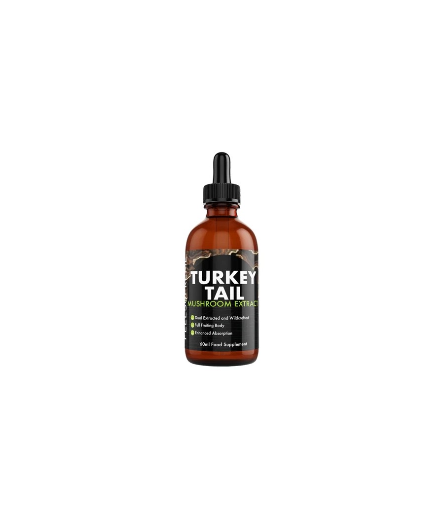 Feel Supreme Turkey Tail Mushroom Liquid Tincture - 60ml