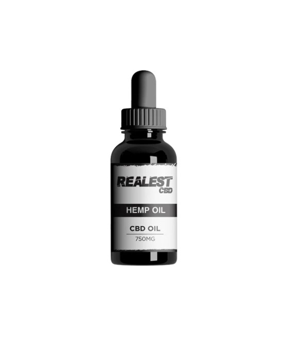 Realest CBD 750mg Broad Spectrum CBD Hemp Oil - 30ml (BUY 1 GET 1 FREE)