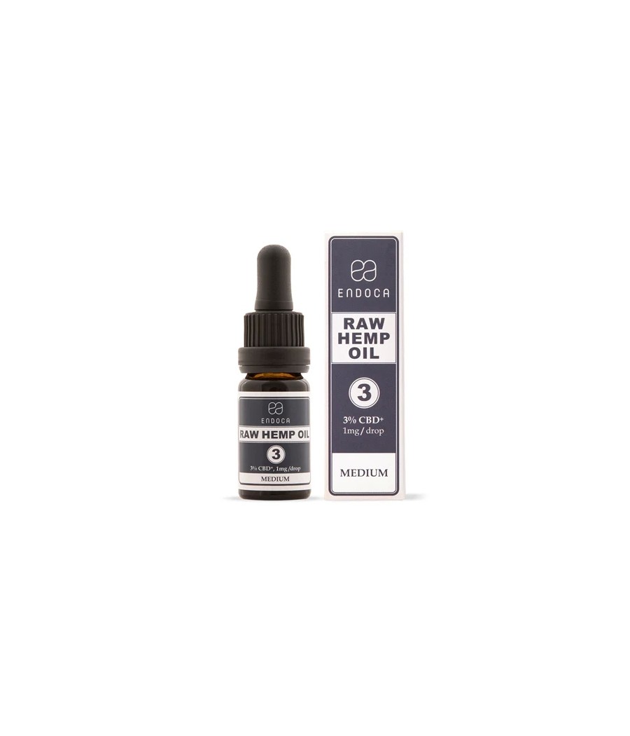 Endoca 300mg CBD+CBDa RAW Hemp Oil Drops 10ml