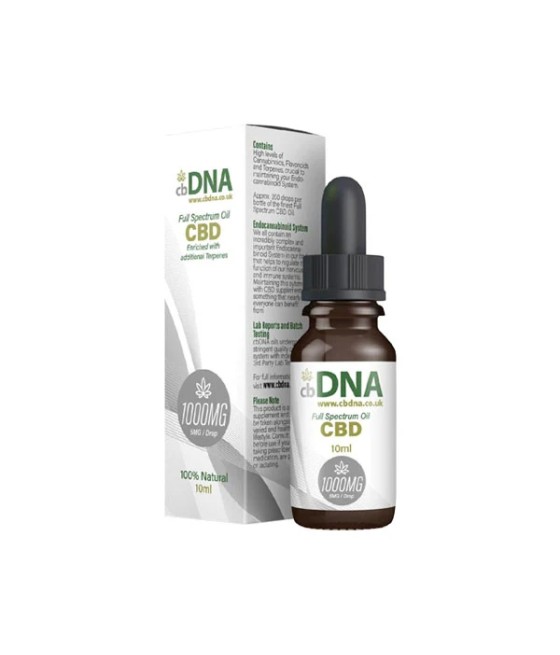 cbDNA 1000mg Full Spectrum CBD Oil - 10ml
