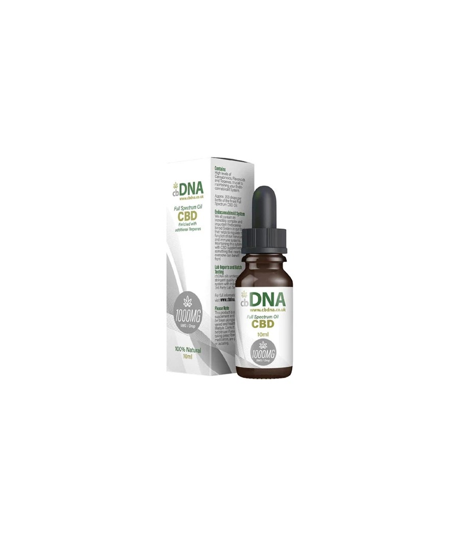 cbDNA 1000mg Full Spectrum CBD Oil - 10ml