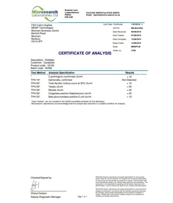 CBD by British Cannabis 1000mg CBD Raw Cannabis Oil Drops 10ml