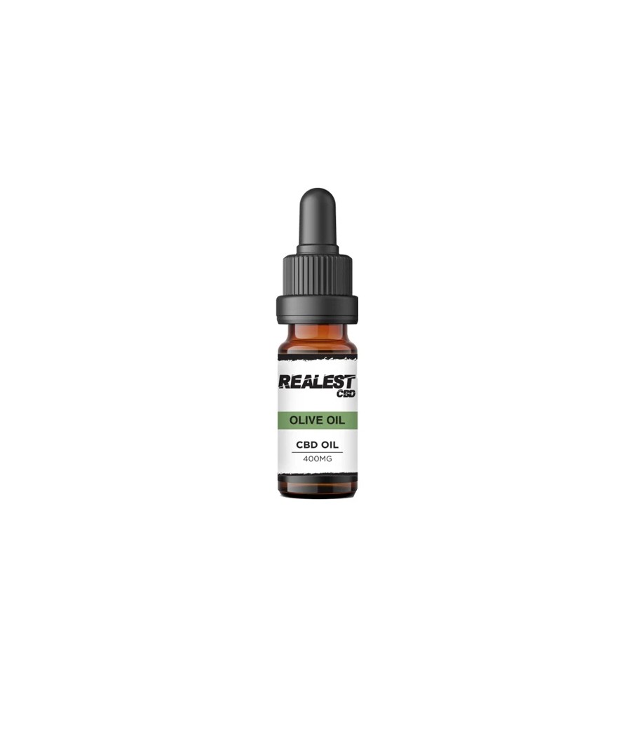 Realest CBD 400mg Broad Spectrum CBD 10ml Olive Oil (BUY 1 GET 1 FREE)