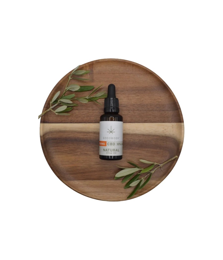 3000mg Goodbody Botanicals 10% CBD Natural Olive Oil Drops - 30ml