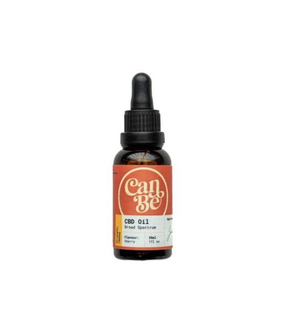 CanBe 1000mg CBD Broad Spectrum Cherry Oil - 30ml